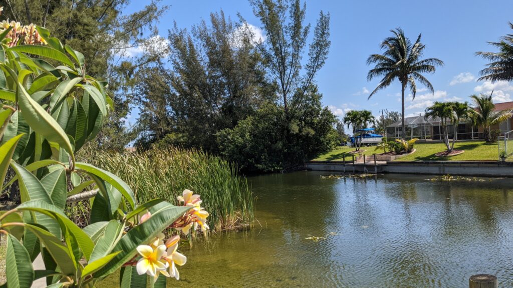 CAPE CORAL CANAL - CAPE CORAL FLORIDA - PHOTO CREDIT: JOE ANGRISANO